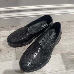 Skechers foamies flats high shine shoes Sz 8